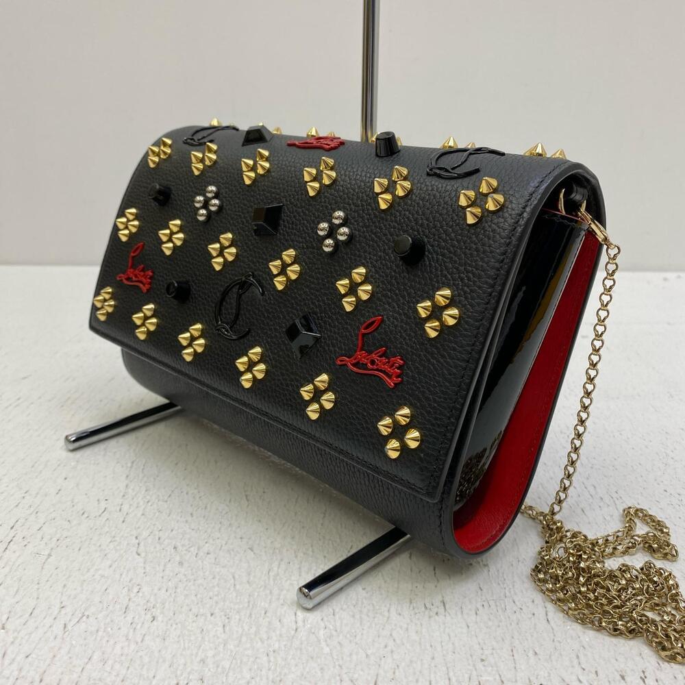 Christian Louboutin Chain Shoulder Bag Black
